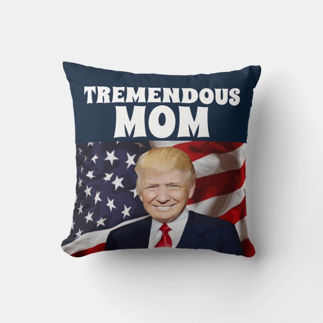 MOM TRUMP THROW PILLOWS KISSEN (Vorderseite)