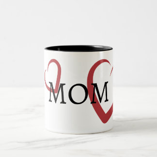 MOM-Typografie Zweifarbige Tasse