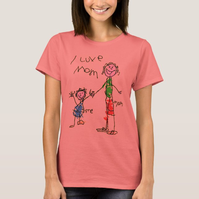 Mom Valentine's T-Shirt (Vorderseite)