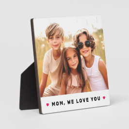 Mom we love you hearts mothers day photo fotoplatte