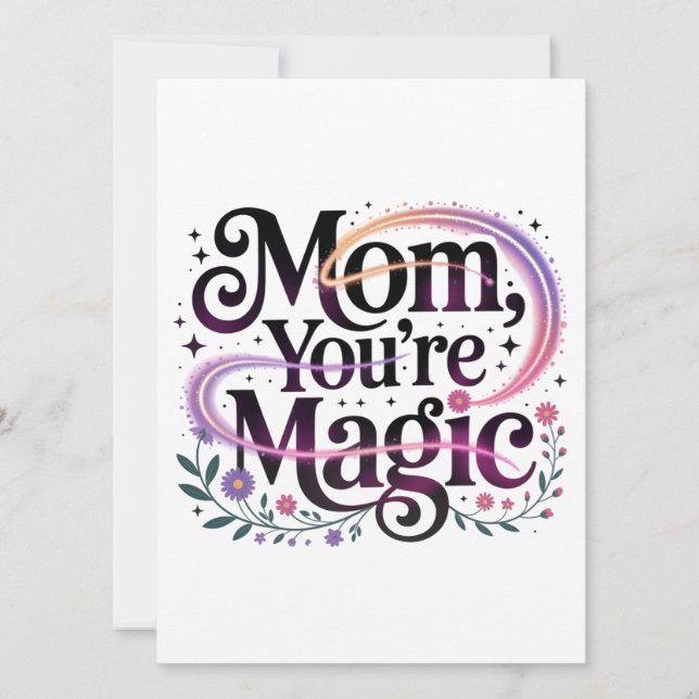 Mom, You’re Magic Einladung (Vorderseite)
