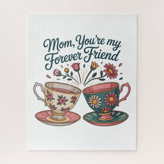 Mom, You’re My Forever Friend Puzzle (Vertikal)