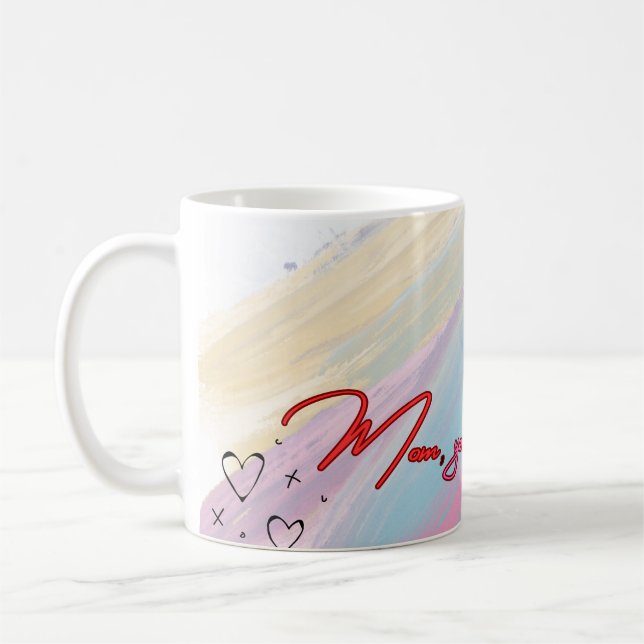 Mom, You're the Best! Mother’s Day Mug Kaffeetasse (Links)