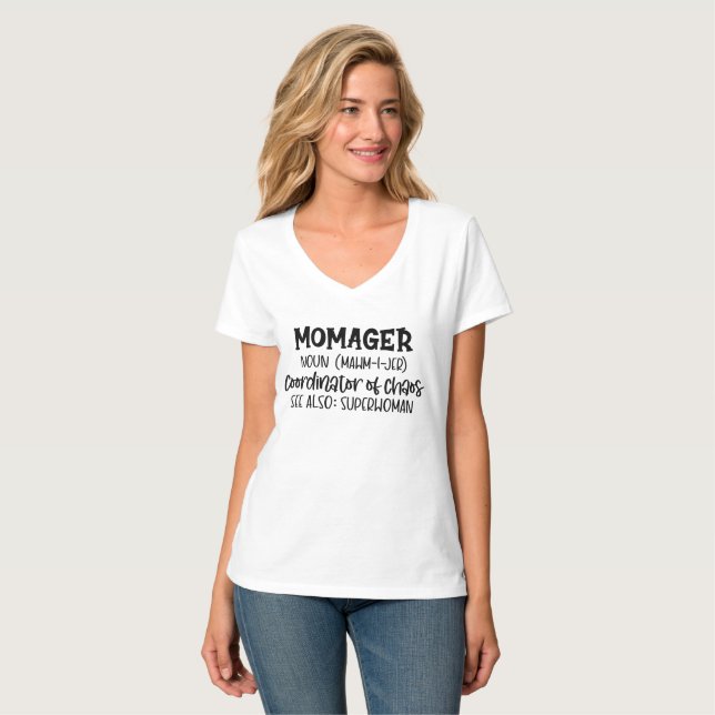 Momager T-Shirt (Vorderseite Vollansicht)