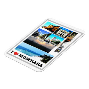 Mombasa - Kenia - I Liebe - Magnet