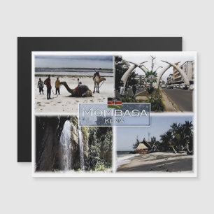 Mombasa - Kenia - Mosaik - Magnetkarte
