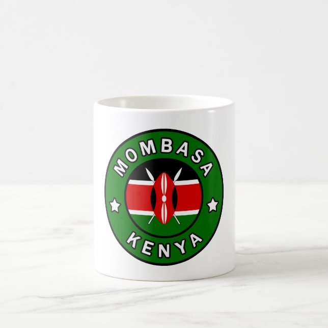 Mombasa Kenya Kaffeetasse (Mittel)