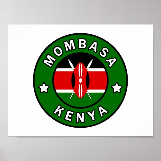 Mombasa Kenya Poster (Vorne)
