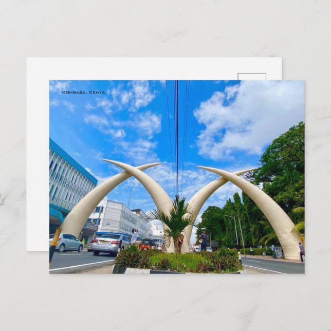Mombasa Postcard Postkarte (Vorne/Hinten)