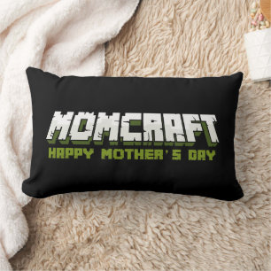 Momcraft Happy Mother Day Funny Gamer Mama Lendenkissen