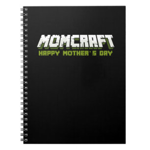 Momcraft Happy Mother Day Funny Gamer Mama Notizblock