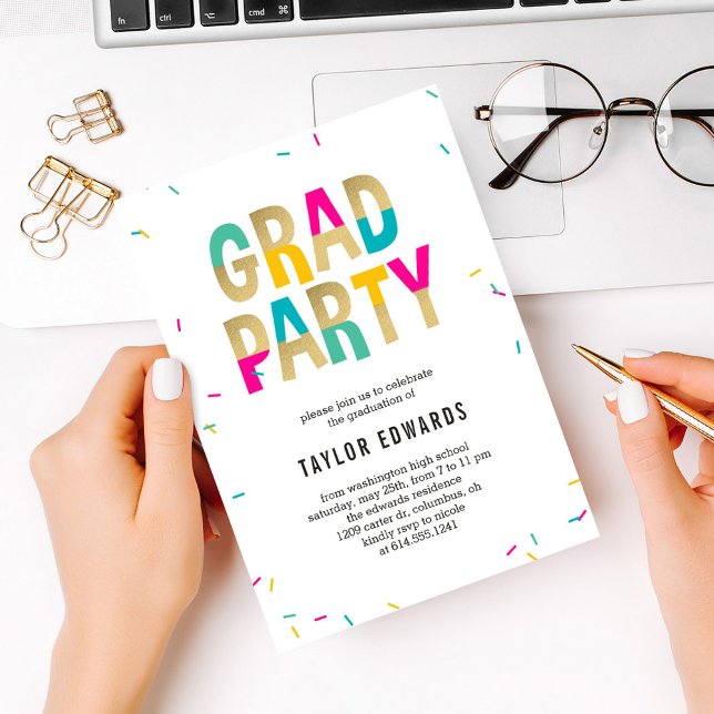 Moment der Freude Graduation Party Einladung (Von Creator hochgeladen)