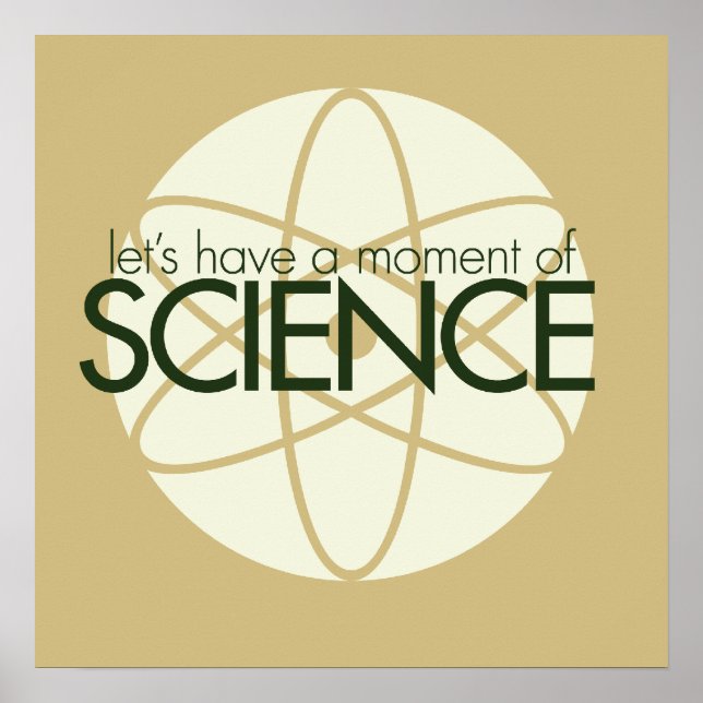 Moment der Wissenschaft Poster (Vorne)
