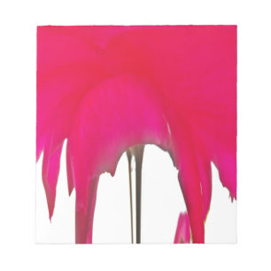 Moment erobert: Eine Rote Rose Petal Elegance Notizblock