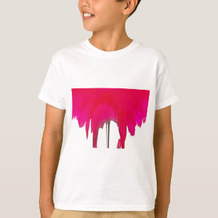 Moment erobert: Eine Rote Rose Petal Elegance T-Shirt