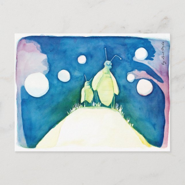 Moment im Mondlicht Postkarte (Vorderseite)