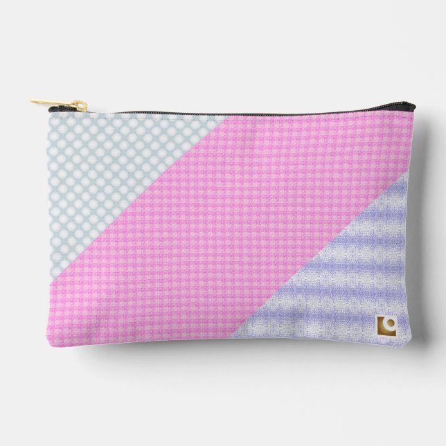 Moment Japanischer Pouch - Blumenpalette Zubehörtasche (Vorderseite)