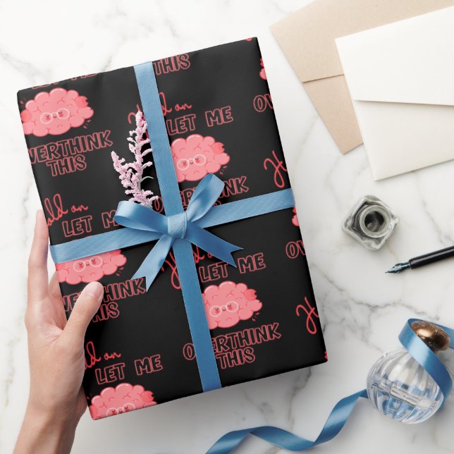 Moment Lass mir, das zu überdenken Geschenkpapier (Schenken)