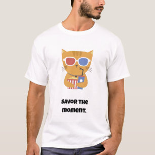 Moment sparen/lustige Katze T-Shirt