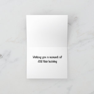 Momente der Freude Feiertagskarte