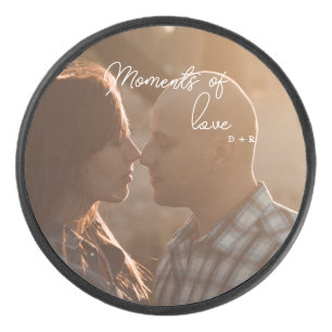 Momente der Liebe, Ehepaar in der Liebe Eishockey Puck