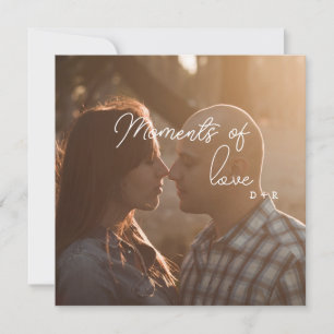 Momente der Liebe, Ehepaar in der Liebe Feiertagskarte
