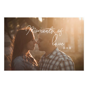 Momente der Liebe, Ehepaar in der Liebe Fotodruck
