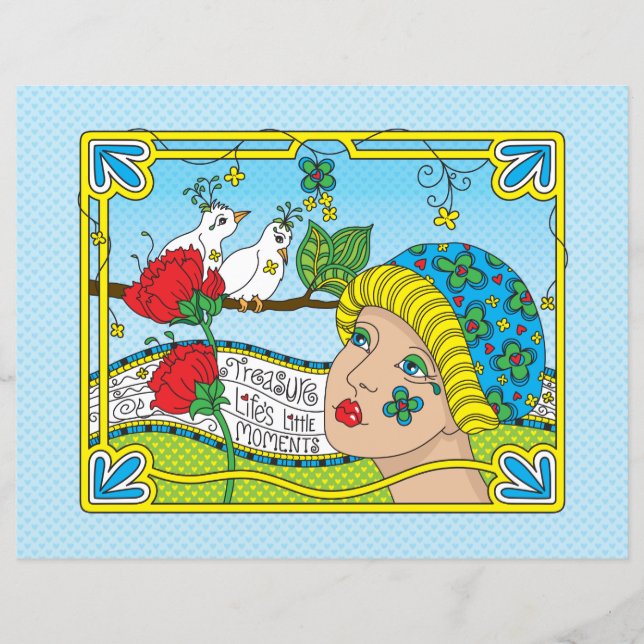 Momente des Schatzlebens_Flachpapier Blatt 11x 8,5 (Vorderseite)