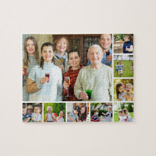 Momente im Fokus: Anpassbare 9-FotoCollage Puzzle