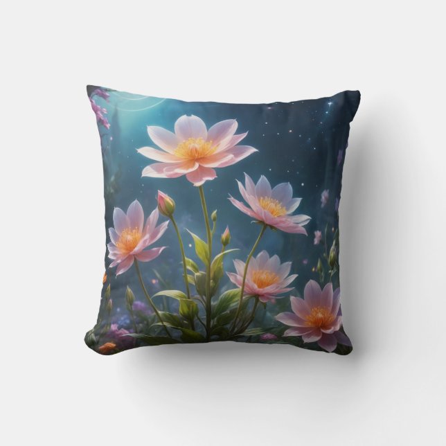 Momente im verzauberten Garten Kissen (Vorderseite)