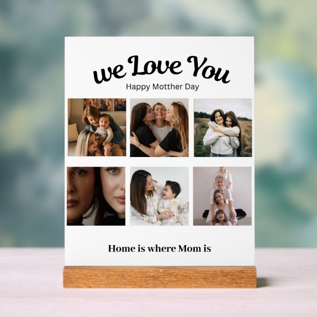 Momente mit Mama - Akryllisches Zeichen Acrylschild (Neutral)