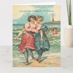 Momente sammeln, nicht Gruß Karte