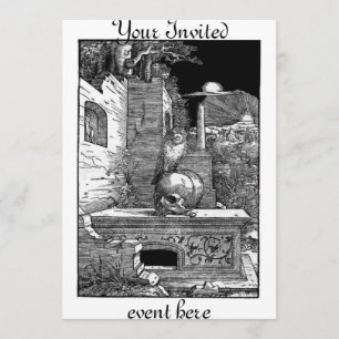 Momento Mori Friedhof Einladung