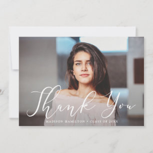 MOMENTOUS SCRIPT FOTO GRADUIERUNG DANKESKARTE