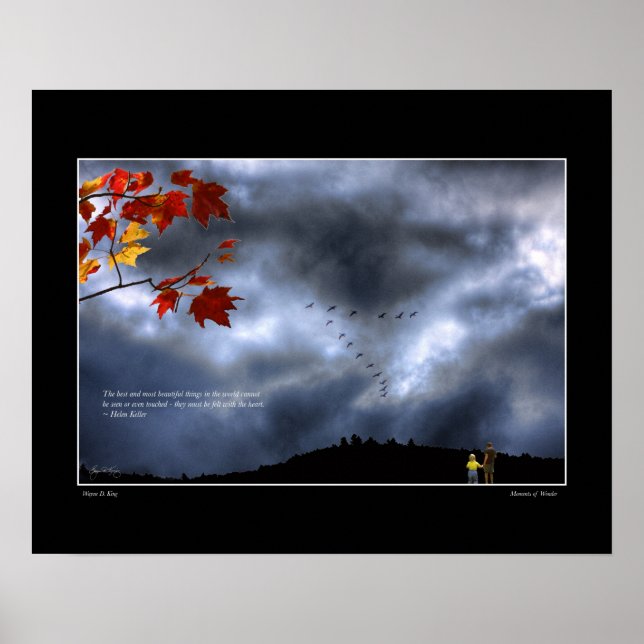 Moments of Wonder Poster - Helen Keller Quote (Vorne)