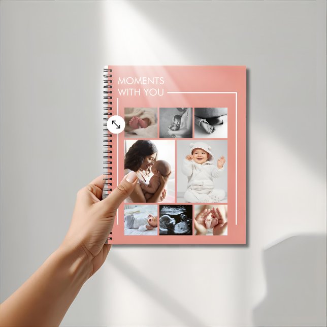 "Moments With You” notebook for mom Notizbuch (Von Creator hochgeladen)