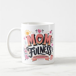 Momfulness achtsame Mutterschaft-Typografie Kaffeetasse