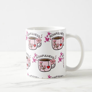 Momfulness-Blumentassendesign ohne Naht Kaffeetasse