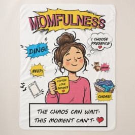 Momfulness-Comic-Zitat für eine achtsame Mutter Ku Sherpadecke