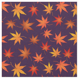 Momiji Pattern - Japanisches Ahornblatt im Herbst Stoff
