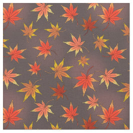 Momiji Pattern - Japanisches Ahornblatt im Herbst Stoff