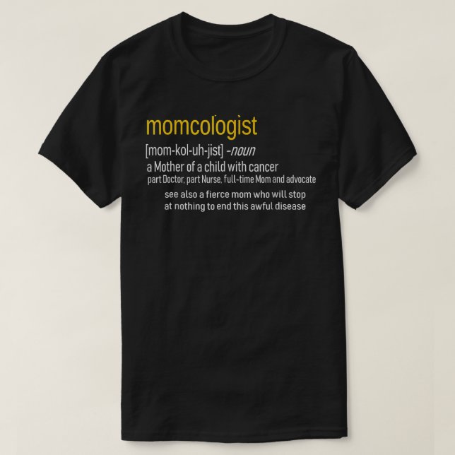 MOMKOLOGISTISCHE Definition des Begriffs "Krebsbew T-Shirt (Design vorne)