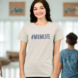 Momlife für Mama Tri-Blend Shirt