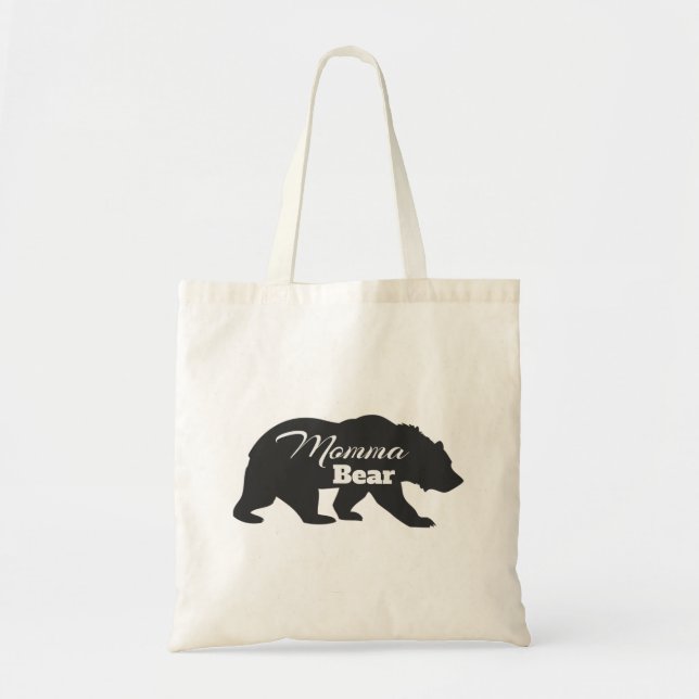 Momma Bärn-Taschen-Tasche Tragetasche (Vorne)