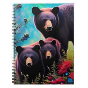 Momma Bear und Cubs Notizblock