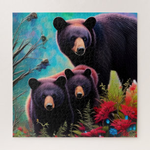Momma Bear und Cubs Puzzle