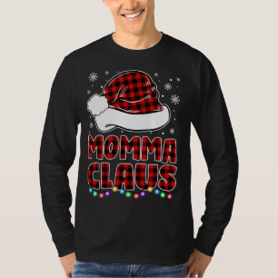 Momma Claus Lustige Oma passende Familie Weihnacht T-Shirt