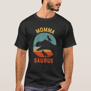 Momma Dinosaur Mommasaurus Matching Family T-Shirt