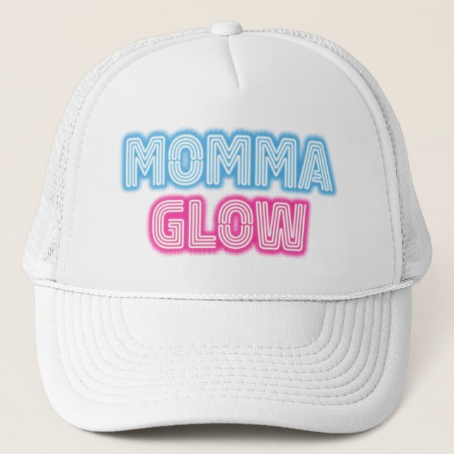 Momma Glow Truckerkappe (Vorderseite)