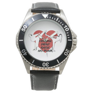 Momma hob keinen Punk auf Armbanduhr